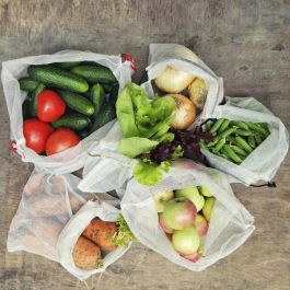 Cook Concept Juego De 6 Bolsas Reutilizables De Malla Para Conservar Y Transportar Alimentos