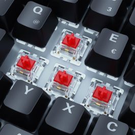 Sharkoon SKILLER SGK50 S3 Teclado Mecánico Gateron Red QWERTZ Gaming 75% USB-C Retroiluminación RGB Negro