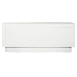 Mueble de TV Home ESPRIT Blanco Natural 140 x 40 x 55 cm Mueble de TV Home ESPRIT Blanco Natural 140 x 40 x 55 cm