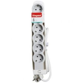 Regleta Legrand 694572/ 6 Tomas de corriente/ Blanca y Gris Regleta Legrand 694572/ 6 Tomas de corriente/ Blanca y Gris