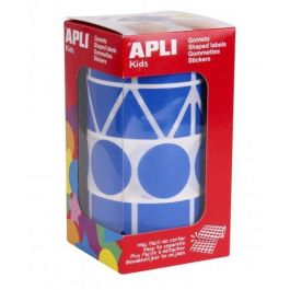 Apli Gomets Figuras Surtidas Rollo Azul XL - 4 Formas, 1.357 Gomets, Amarillo, 59 Hojas Pretroqueladas Precio: 3.50000002. SKU: B17PJJJ4CS