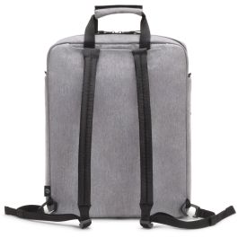 DICOTA Eco MOTION Tote Bag para Portátiles 13-15.6" Gris Claro de Poliéster Reciclado con Compartimento para Tablet y Asa