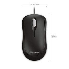 Microsoft Ratón USB Óptico 400DPI Negro