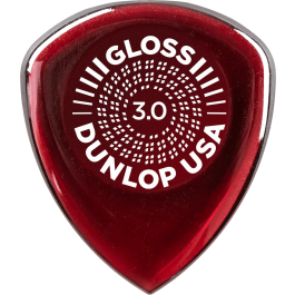 Dunlop Púas Flow Gloss 3 Mm - Pack De 3 Dunlop Púas para Guitarra