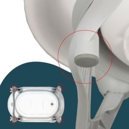 Looping LOO3159059052670 Bañera Plegable Gris Blanco 23x80x49 cm