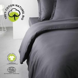 Today TOD3574643513038 Juego de cama algodón orgánico Certificado GOTS Carbón 240x260 cm