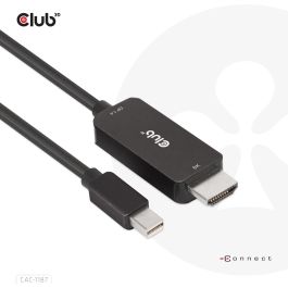 Club3D CAC-1187 Cable Mini DisplayPort 1.4 a HDMI 2.1 Macho/Macho 1.8m, Soporta 8K@60Hz/4K@120Hz, HDR, HDCP