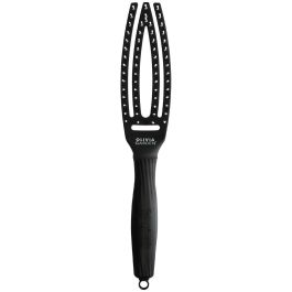 Olivia Garden FINGERBRUSH Cepillo para el Pelo Curvado Ventilado Desenredante y Secado Rápido con Cerdas de Nylon Negro Pequeño 1 u Precio: 10.89. SKU: B1AL379P29