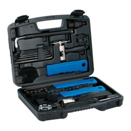 Kinzo Npt Kit de Herramientas para Reparación y Mantenimiento de Bicicletas, 20 Piezas con Maletín. Incluye Extractor Shimano HG, Tronchacadenas. Precio: 51.49999943. SKU: B1DFJDRDFE