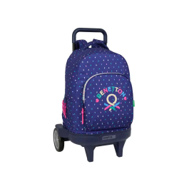 Benetton Mochila Gde. c/ruedas Drop 33x45x22cm compacta evolutiva Precio: 62.40696. SKU: B19G3GE97A