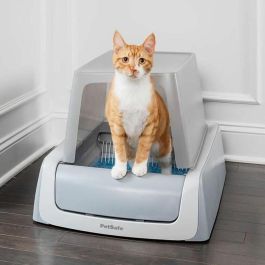 Petsafe Caja de Arena Automática ScoopFree 1.5 con Control de Olores y Sistema de Autolimpieza para Gatos, Independiente hasta por 4 Semanas