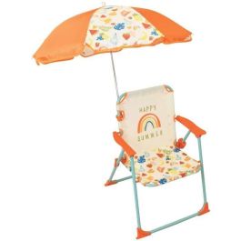 FUN HOUSE Fruity's Camping silla plegable con sombrilla - H.38.5 x W.38.5 x D.37.5 cm + sombrilla ø 65 cm - Para niños Precio: 36.49999969. SKU: B1CL7EZTD6