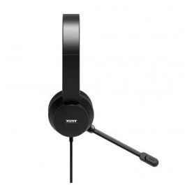 Port Designs Headphones/Headset Wired Head-Band USB Type-A Black