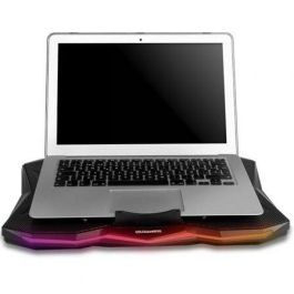 Nox NXHUMMERPROSTAND Soporte Refrigerante Hummer PRO Stand para Portátiles 17.3", RGB, Ventilador 170mm, 7 Posiciones, 2 USB
