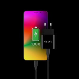 AISENS Cargador USB-C PD3.0 20W Negro A110-0538 Precio: 4.49999968. SKU: S5622727