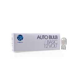 M-Tech MTECZ45 Lámpara Halógena Automoción W21W T20 12V 21W Clear de Cuarzo Templado Alta Durabilidad y Larga Vida Útil - Pack 10 Unidades
