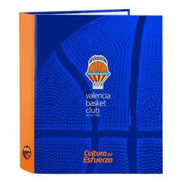 Carpeta Safta Carton Folio 4 Anillas Mixtas 40 mm Valencia Basket Club 270x60x330 mm