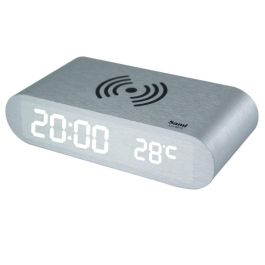 SAMI Despertador LED con Cargador Inalámbrico, Sensor, 5W, Color Plata Precio: 24.0911. SKU: B145QSEFWJ