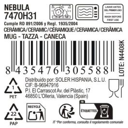 La Mediterranea Mug 180 ml "Nebula" Md