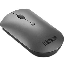 Lenovo ThinkBook Ratón Inalámbrico Bluetooth Láser 2400 DPI Ambidextro para Oficina, 3 Botones, Rueda, Gris, hasta 12 meses de batería Lenovo ThinkBook Ratón Inalámbrico Bluetooth Láser 2400 DPI Ambidextro para Oficina, 3 Botones, Rueda, Gris, hasta 12 meses de batería