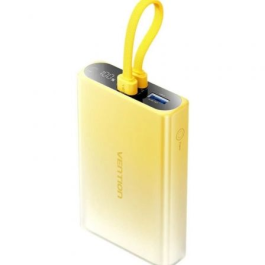 Vention FHZY0 Powerbank 10000mAh 22.5W con USB-C, Lightning, USB-A y Linterna - Amarillo Precio: 25.4999998. SKU: B12LARJKJS