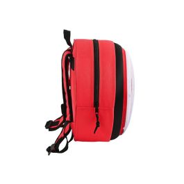 Mochila Escolar 3D The Avengers Rojo Negro Blanco (31 x 31 x 10 cm)