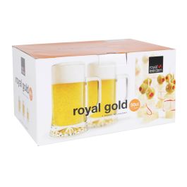 Royal Leerdam Set 6 Jarra Cerveza 50 cl Royal Gold