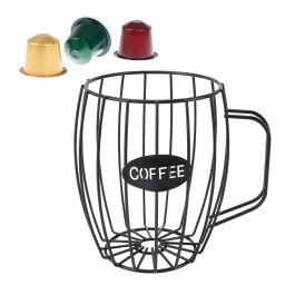 Inde Organizador de Metal para Cápsulas de Café y Tazas Quttin, 13.5x12x18 cm (8 Unidades) Inde Organizador de Metal para Cápsulas de Café y Tazas Quttin, 13.5x12x18 cm (8 Unidades)