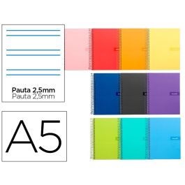 Cuaderno Espiral Liderpapel A5 Crafty Tapa Forrada 80H 90 gr Milimetrado 2 mm Colores Surtidos Precio: 3.0250004356. SKU: B17LTG6ZQ4