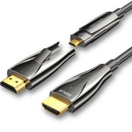Vention ALPBN Cable HDMI Fibra Óptica 4K@60Hz Macho a Micro HDMI Macho 15m Negro para TV/PC/Monitor Precio: 62.50000053. SKU: B16DN4MDDT