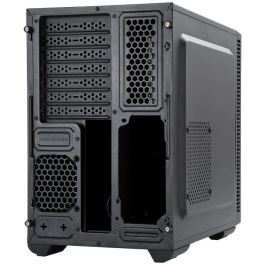 Chieftec UK-02B-OP Caja PC Cubo Negro ATX/microATX/Mini-ITX para Hogar/Oficina con USB 3.2 Gen 1 y Tipo C