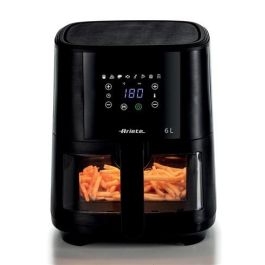 Ariete Freidora de Aire con Ventana Transparente Negra, 8 Programas Predefinidos, Pantalla Táctil, Cestas Antiadherentes Ariete Freidora de Aire con Ventana Transparente Negra, 8 Programas Predefinidos, Pantalla Táctil, Cestas Antiadherentes
