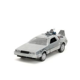 Regreso al Futuro Set 3 Vehículos DeLorean Escala 1:32 Edición Especial 40 Aniversario Metal