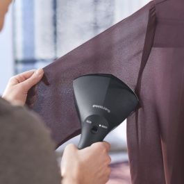 Philips GC800/80 Vaporera de Ropa, Cocción al Vapor Horizontal o Vertical, Depósito de Agua 230ml, Tecnología De-Calc