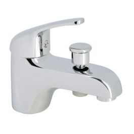ROUSSEAU Grifo mezclador mecánico para bañera y ducha - Cromo - Monotrou NF ROUSSEAU Grifo mezclador mecánico para bañera y ducha - Cromo - Monotrou NF