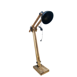 DKD Home Decor Lámpara de Pie Loft Marrón y Negro Mango y Metal 85 x 25 x 140 cm Precio: 160.49999988. SKU: B1F2TZ4E4A