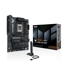 ASUS 90MB1M70-M0EAY0 TUF GAMING X870E-PLUS WIFI7 Placa Base AMD AM5, DDR5 256GB, Wi-Fi 7, 2.5G LAN, 2x USB4, HDMI, 4x M.2, 4x SATA, ATX