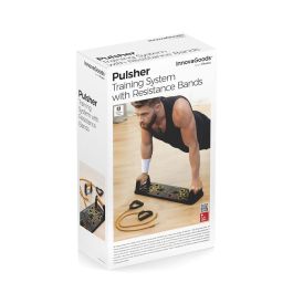 Sistema de Entrenamiento con Bandas de Resistencia y Guía de Ejercicios Pulsher InnovaGoods Sistema de Entrenamiento con Bandas de Resistencia y Guía de Ejercicios Pulsher InnovaGoods