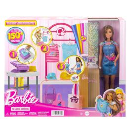 Barbie HKT78 Muñeca Diseña y Vende Tienda de Ropa para Jóvenes Diseñadores de Moda +