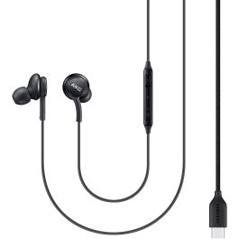 Samsung EO-IC100BBEGEU Auriculares In-Ear con Micrófono Integrado y Control de Volumen para Dispositivos USB-C, Negro de AKG