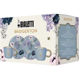 Bialetti Set 2 Tazas con Platos Bridgerton