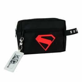 Cerdá Neceser de Aseo para Viaje Superman, para Niños y Niñas, Color Negro