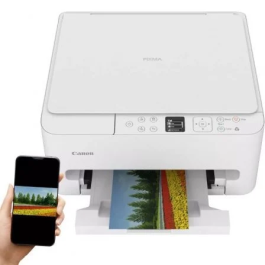 Canon PIXMA TS6550i Impresora Multifunción Fotográfica Inyección de Tinta WiFi Dúplex Blanca