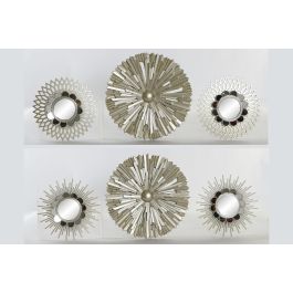 DKD Home Decor Set de 3 (2 Unidades) Espejo Glam Dorado 35 x 35 x 3.5 cm Precio: 54.88999956. SKU: B1BCBDCMG2