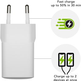 dbramante 1928 CH18EUWH7098 Cargador USB-C + USB-A Blanco 30W