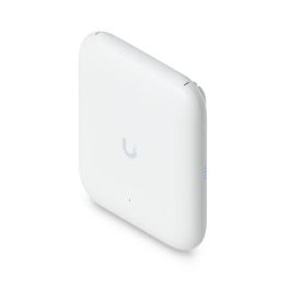 Ubiquiti U7 Punto de Acceso Inalámbrico WiFi 7 Outdoor, PoE+, Triple Banda 2.4/5/6 GHz, IPX6, hasta 200+ Clientes, Montaje Incluido