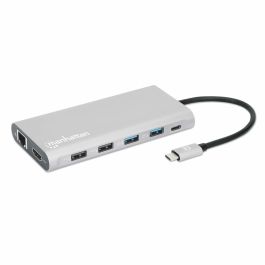 MANHATTAN 12-en-1 Docking Station USB-C con 3xHDMI, 4xUSB, DisplayPort y RJ45 Precio: 102.95000045. SKU: B1A8LNB2G4