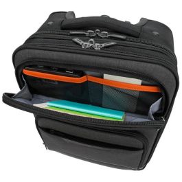 Targus CitySmart Maleta de Cabina Compacta con Ruedas 12-15.6" para Portátil, Protección Anticaídas SafePort y Compartimento Ropa