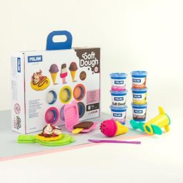 Milan Maletín 6 Botes Pasta Blanda Soft Dough 59g + Herramientas Helados y Gofres 913306ICW