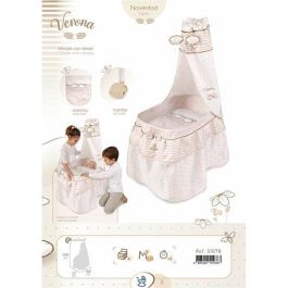 Decuevas Moisés Verona para muñecas de hasta 60 cm, 37x60x100 cm, de metal, plástico y poliéster, +3 años